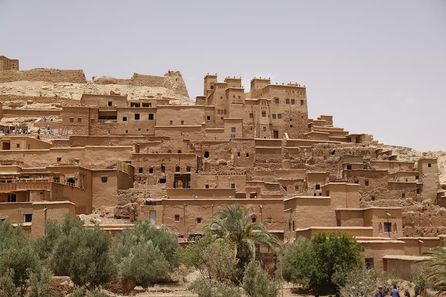 Traditional Moroccan earthen village and kasbah architecture during a Dreamsea excursion