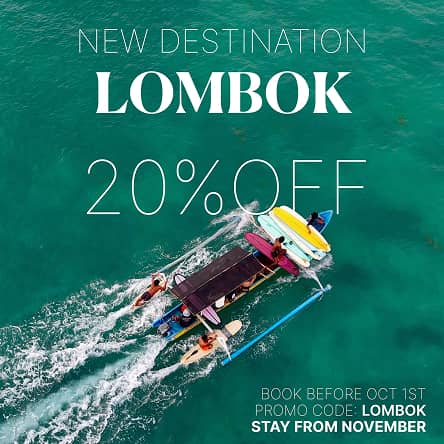 Get a 20% Discount at Dreamsea Indonesia Lombok destination