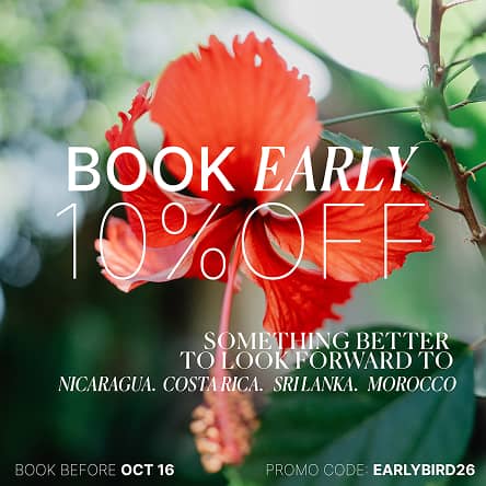 Get a 10% Discount at Costa Rica, Nicaragua, Sri Lanka or Morocco Dreamsea destinations